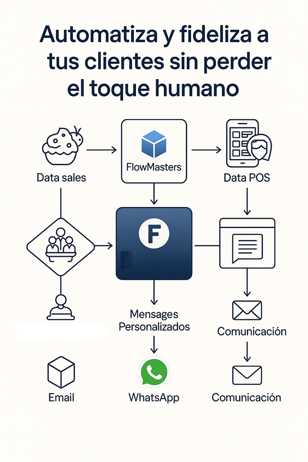 20250530_2143_Flujo de Automatización ¿Tu negocio pierde ventas por falta de seguimiento? Descubre cómo la automatización del CRM puede ayudarte a fidelizar clientes, aumentar tus ingresos y liberar tiempo sin perder el toque humano. Agenda tu evaluación gratuita en crmautomat.com.