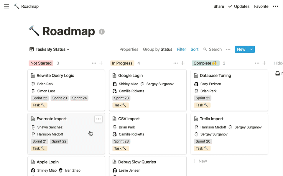 Notion todo en uno para empresas: organiza proyectos, tareas, documentos y datos con inteligencia artificial integrada.